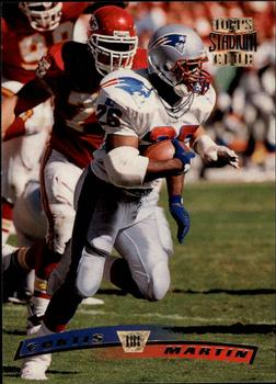 #290 Curtis Martin - New England Patriots - 1996 Stadium Club Football