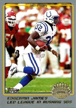 #290 Edgerrin James - Indianapolis Colts - 2001 Topps Football