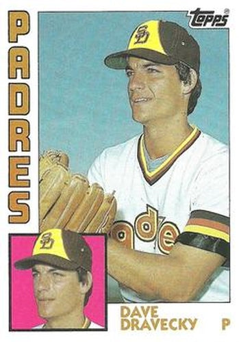 #290 Dave Dravecky - San Diego Padres - 1984 Topps Baseball