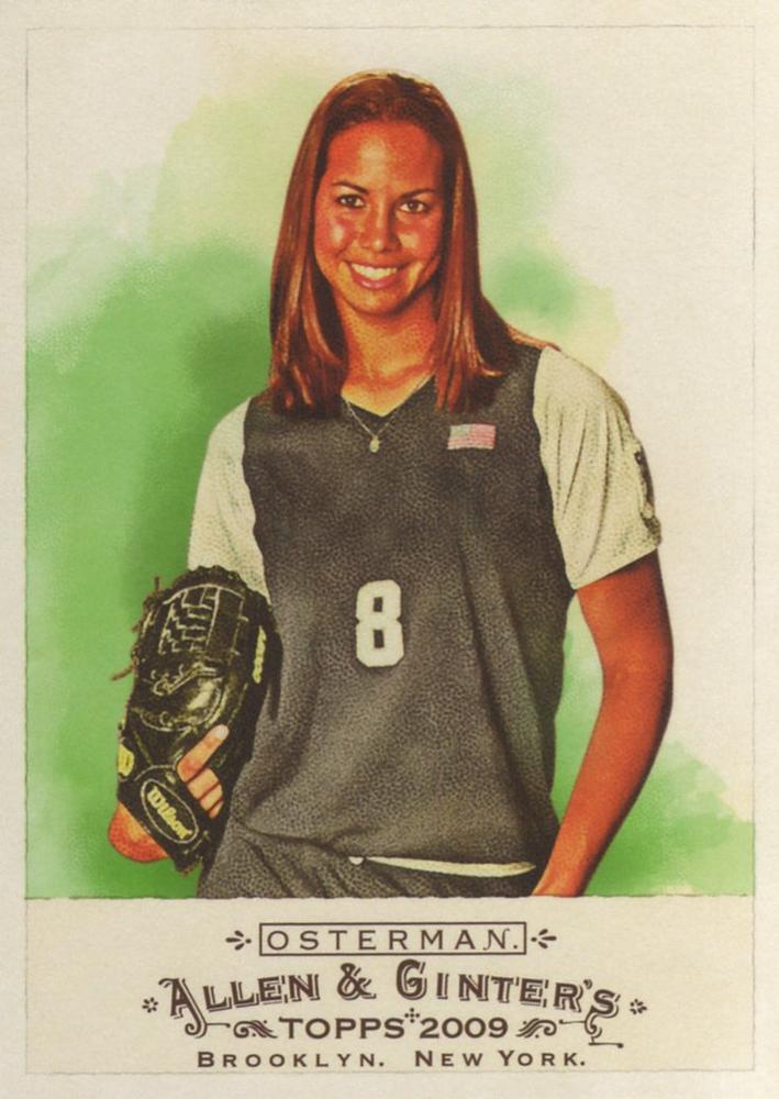#290 Cat Osterman - 2009 Topps Allen & Ginter Baseball