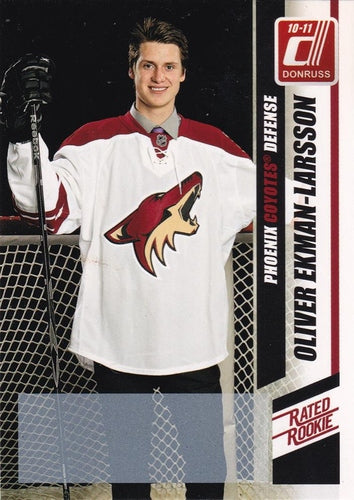#290a Oliver Ekman-Larsson - Phoenix Coyotes - 2010-11 Donruss Hockey