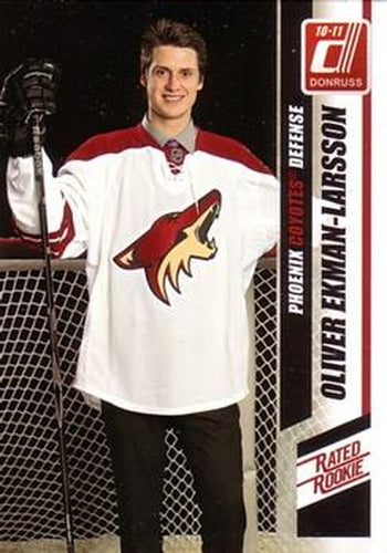 #290b Oliver Ekman-Larsson - Phoenix Coyotes - 2010-11 Donruss Hockey