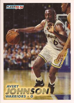 #291 Avery Johnson - Golden State Warriors - 1993-94 Fleer Basketball