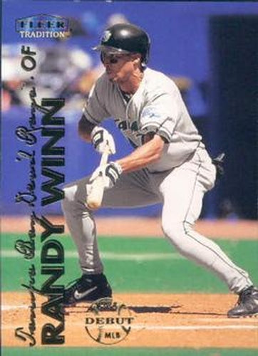 #291 Randy Winn - Tampa Bay Devil Rays - 1999 Fleer Tradition Baseball