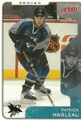 #291 Patrick Marleau - San Jose Sharks - 2001-02 Upper Deck Victory Hockey