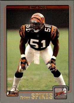 #291 Takeo Spikes - Cincinnati Bengals - 2001 Topps Football
