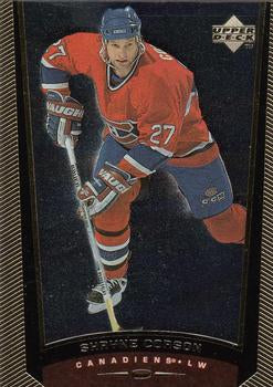 #291 Shayne Corson - Montreal Canadiens - 1998-99 Upper Deck Gold Reserve Hockey