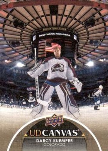 #C291 Darcy Kuemper - Colorado Avalanche - 2021-22 Upper Deck - UD Canvas Hockey