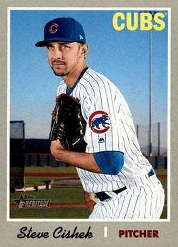 #291 Steve Cishek - Chicago Cubs - 2019 Topps Heritage Baseball