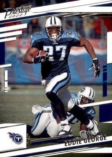 #291 Eddie George - Tennessee Titans - 2022 Panini Prestige Football