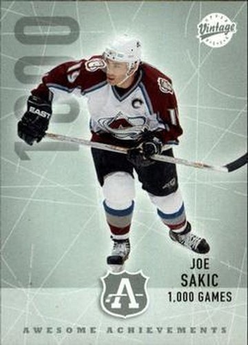 #291 Joe Sakic - Colorado Avalanche - 2002-03 Upper Deck Vintage Hockey