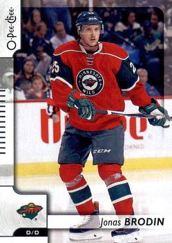 #291 Jonas Brodin - Minnesota Wild - 2017-18 O-Pee-Chee Hockey