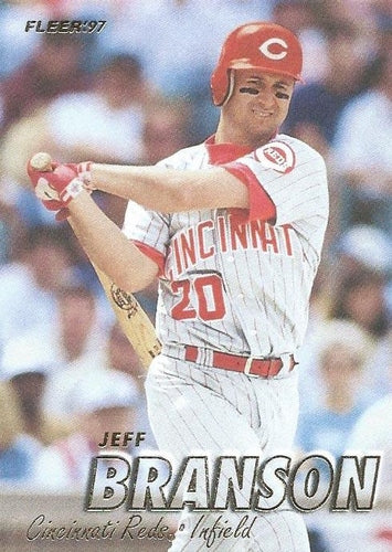 #291 Jeff Branson - Cincinnati Reds - 1997 Fleer Baseball