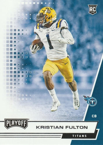 #291 Kristian Fulton - Tennessee Titans - 2020 Panini Playoff Football