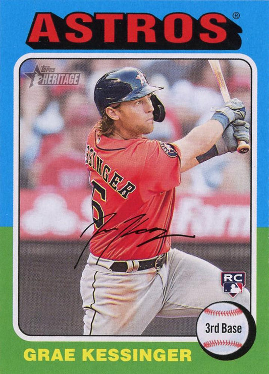 #291 Grae Kessinger - Houston Astros - 2024 Topps Heritage Baseball