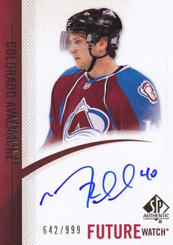 #291 Mark Olver - Colorado Avalanche - 2010-11 SP Authentic Hockey