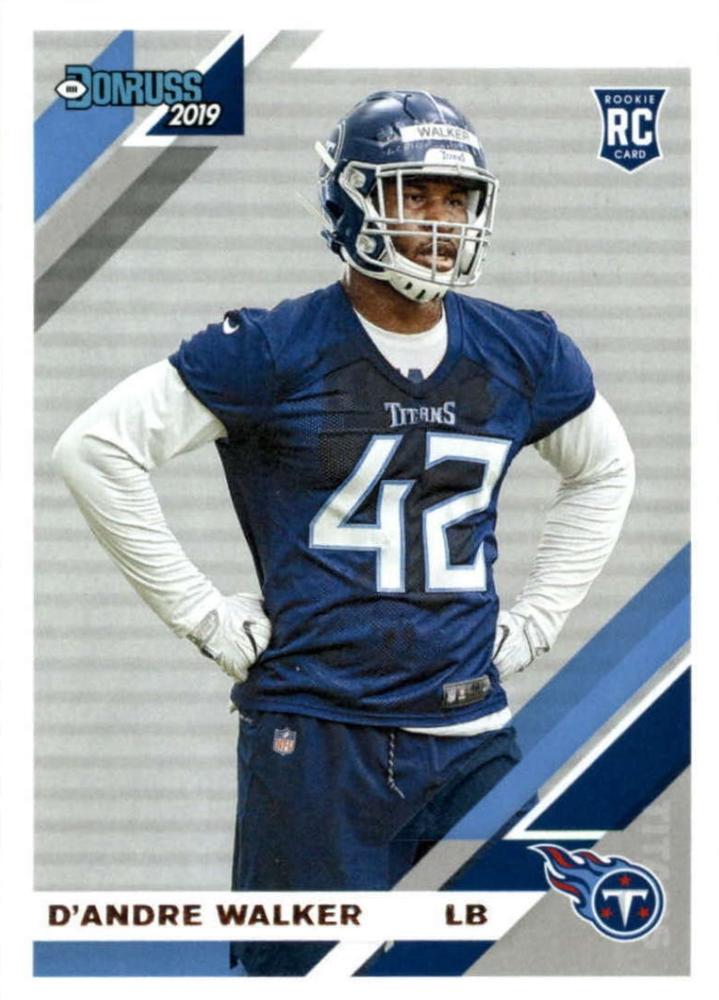 #291 D'Andre Walker - Tennessee Titans - 2019 Donruss Football