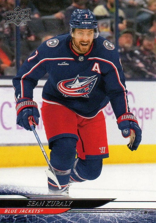 #291 Sean Kuraly - Columbus Blue Jackets - 2024-25 Upper Deck Hockey
