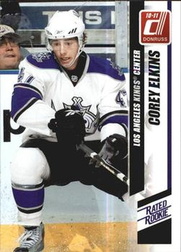 #291b Corey Elkins - Los Angeles Kings - 2010-11 Donruss Hockey