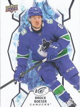 #12 Brock Boeser - Vancouver Canucks - 2021-22 Upper Deck Ice Hockey