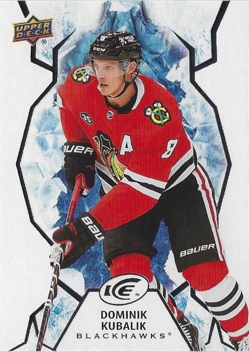 #14 Dominik Kubalik - Chicago Blackhawks - 2021-22 Upper Deck Ice Hockey
