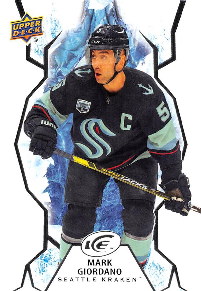 #22 Mark Giordano - Seattle Kraken - 2021-22 Upper Deck Ice Hockey