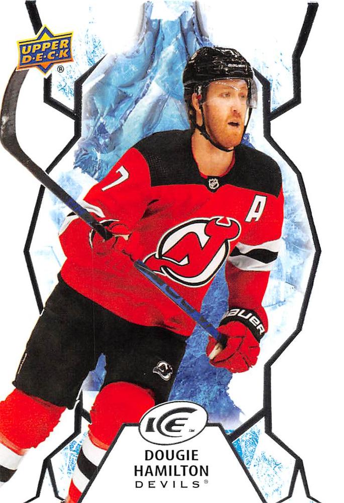 #32 Dougie Hamilton - New Jersey Devils - 2021-22 Upper Deck Ice Hockey