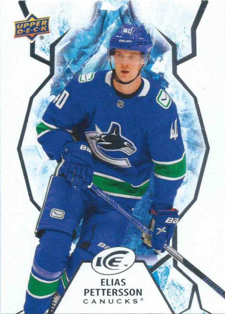 #41 Elias Pettersson - Vancouver Canucks - 2021-22 Upper Deck Ice Hockey