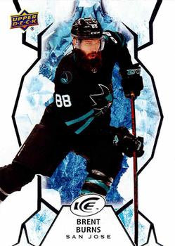 #45 Brent Burns - San Jose Sharks - 2021-22 Upper Deck Ice Hockey