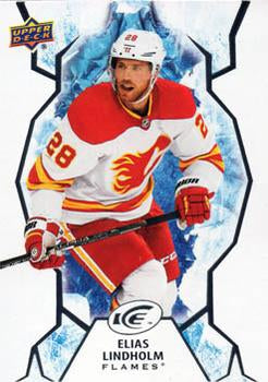 #63 Elias Lindholm - Calgary Flames - 2021-22 Upper Deck Ice Hockey
