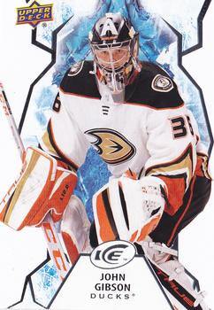 #68 John Gibson - Anaheim Ducks - 2021-22 Upper Deck Ice Hockey