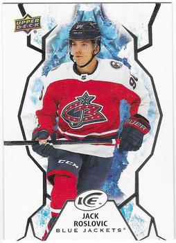 #72 Jack Roslovic - Columbus Blue Jackets - 2021-22 Upper Deck Ice Hockey