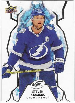 #75 Steven Stamkos - Tampa Bay Lightning - 2021-22 Upper Deck Ice Hockey
