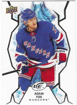 #78 Adam Fox - New York Rangers - 2021-22 Upper Deck Ice Hockey