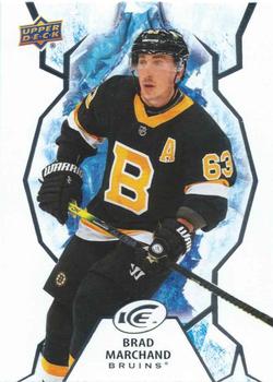 #83 Brad Marchand - Boston Bruins - 2021-22 Upper Deck Ice Hockey
