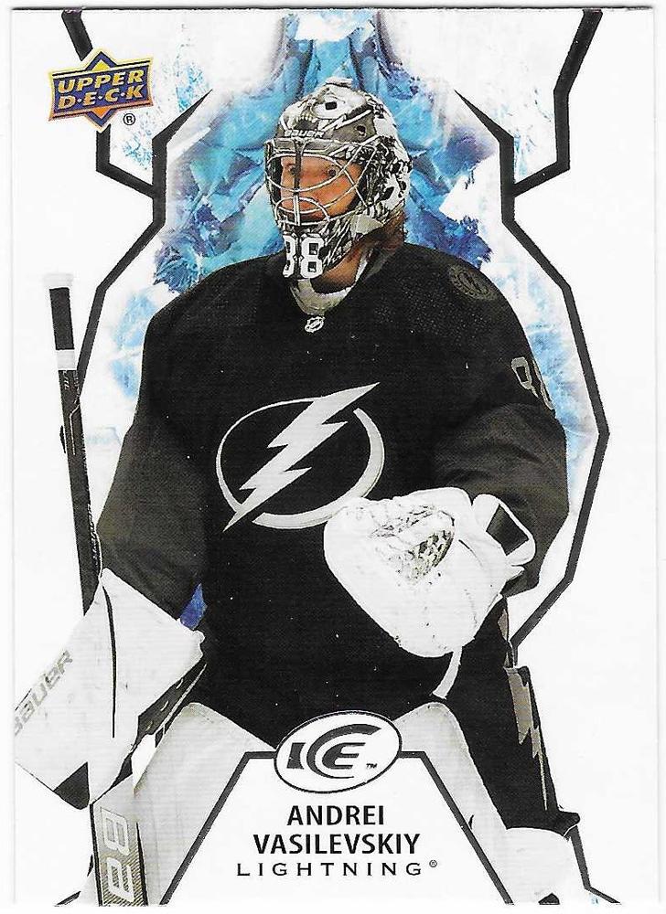 #86 Andrei Vasilevskiy - Tampa Bay Lightning - 2021-22 Upper Deck Ice Hockey