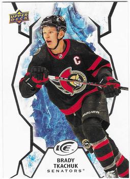 #99 Brady Tkachuk - Ottawa Senators - 2021-22 Upper Deck Ice Hockey