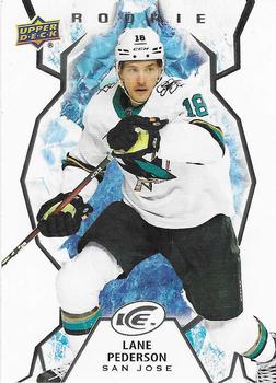 #109 Lane Pederson - San Jose Sharks - 2021-22 Upper Deck Ice Hockey
