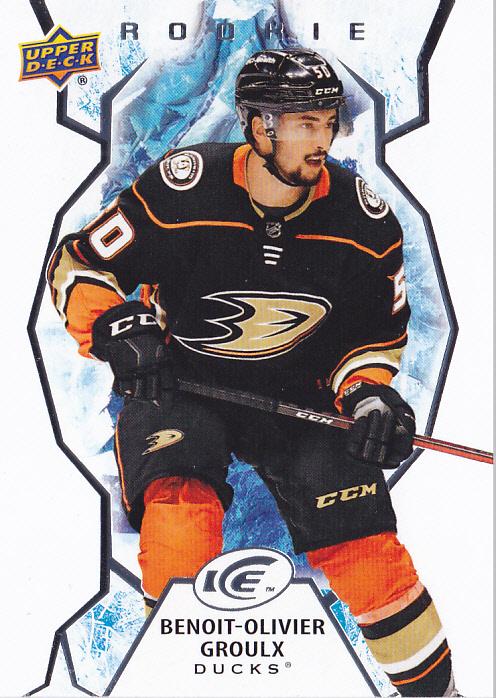 #111 Benoit-Olivier Groulx - Anaheim Ducks - 2021-22 Upper Deck Ice Hockey
