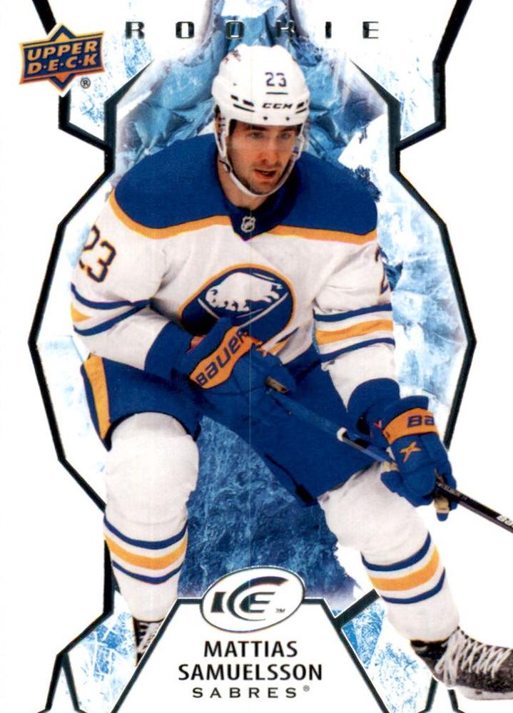 #119 Mattias Samuelsson - Buffalo Sabres - 2021-22 Upper Deck Ice Hockey