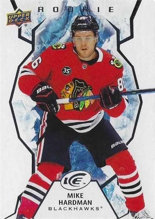 #129 Mike Hardman - Chicago Blackhawks - 2021-22 Upper Deck Ice Hockey