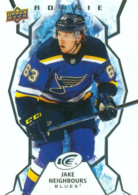 #134 Jake Neighbours - St. Louis Blues - 2021-22 Upper Deck Ice Hockey