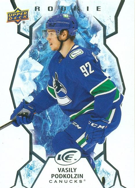 #145 Vasily Podkolzin - Vancouver Canucks - 2021-22 Upper Deck Ice Hockey
