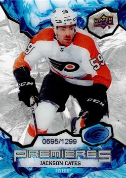 #154 Jackson Cates - Philadelphia Flyers - 2021-22 Upper Deck Ice Hockey