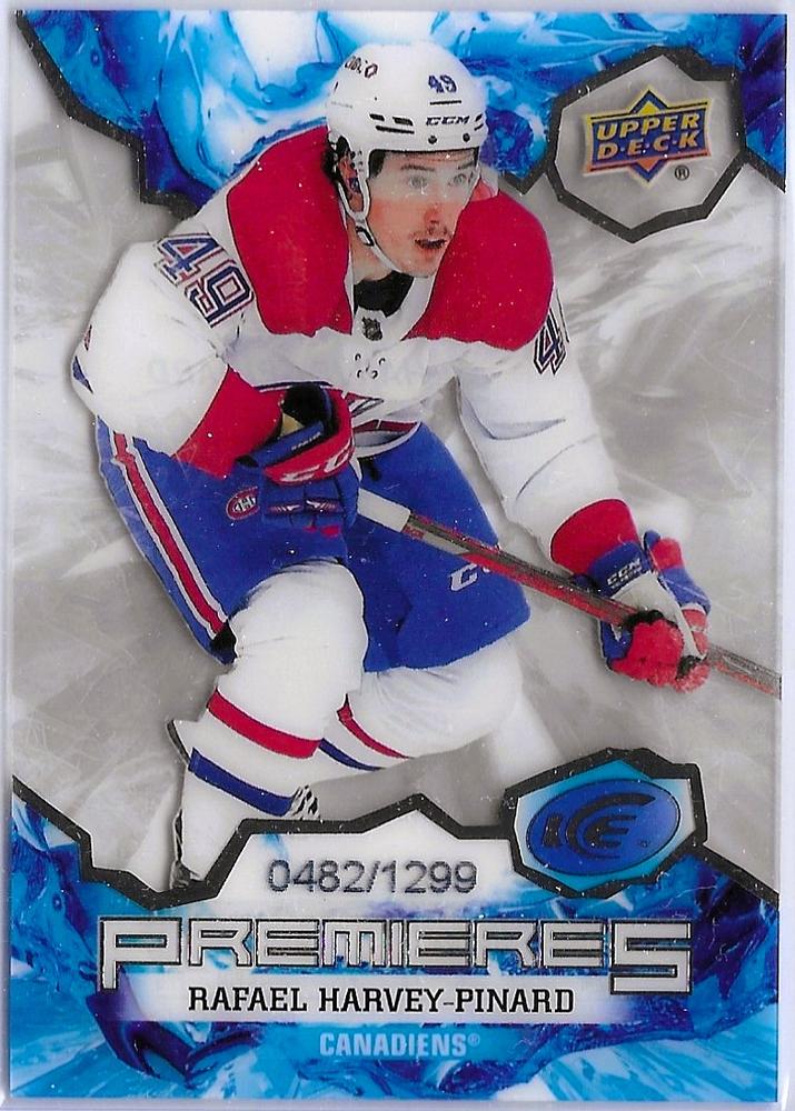 #162 Rafael Harvey-Pinard - Montreal Canadiens - 2021-22 Upper Deck Ice Hockey