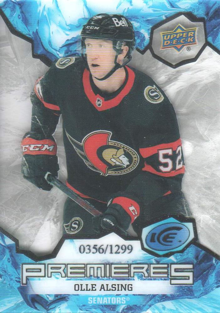 #168 Olle Alsing - Ottawa Senators - 2021-22 Upper Deck Ice Hockey