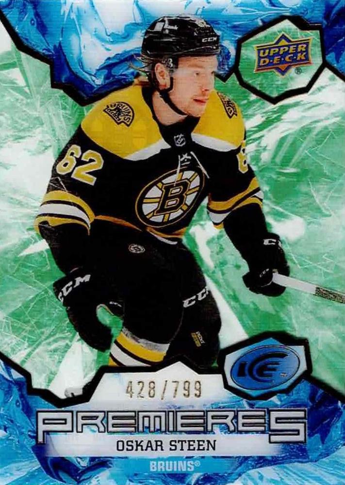 #192 Oskar Steen - Boston Bruins - 2021-22 Upper Deck Ice Hockey