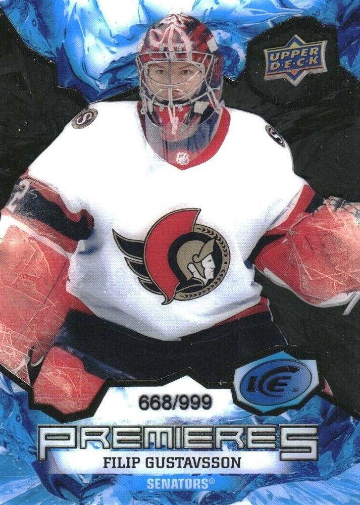 #205 Filip Gustavsson - Ottawa Senators - 2021-22 Upper Deck Ice Hockey
