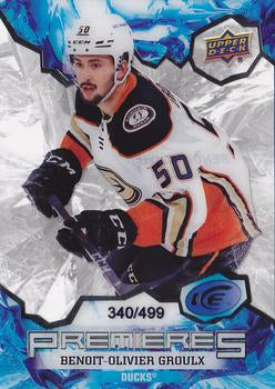 #217 Benoit-Olivier Groulx - Anaheim Ducks - 2021-22 Upper Deck Ice Hockey