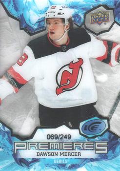 #231 Dawson Mercer - New Jersey Devils - 2021-22 Upper Deck Ice Hockey
